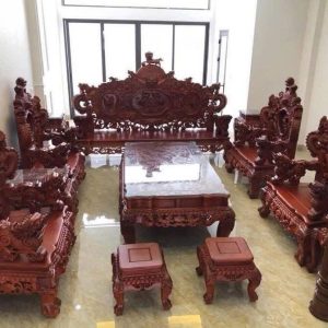 BỘ BÀN GHẾ RỒNG ĐỈNH HƯƠNG LÀO